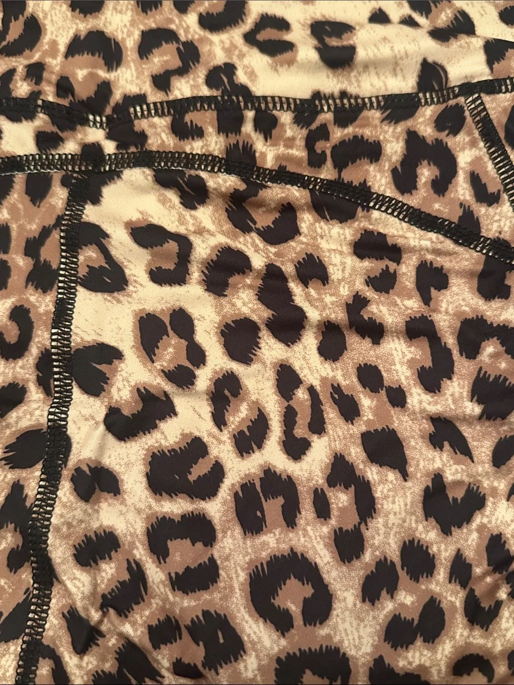 Rae Mode~ Leopard Print, Butter Soft, High-Rise, Flare Leggings - Picture 6 of 7